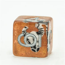 Load image into Gallery viewer, Sun-Scorched Skull Dice Set
