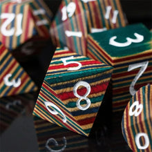 Load image into Gallery viewer, Whimwood Wood Dice Set for Dungeons & Dragons
