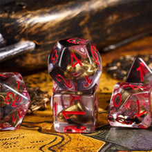 Load image into Gallery viewer, Critical Caliber Gun Bullet Resin Dice Set