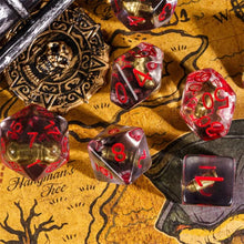 Load image into Gallery viewer, Critical Caliber Gun Bullet Resin Dice Set