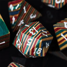 Load image into Gallery viewer, Whimwood Wood Dice Set for Dungeons & Dragons