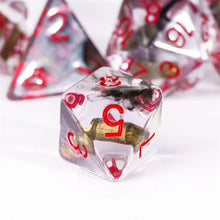 Load image into Gallery viewer, Critical Caliber Gun Bullet Resin Dice Set