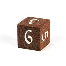 Load image into Gallery viewer, Sandalwood Wood Dice Set for Dungeons & Dragons