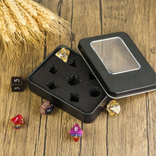 Charger l'image dans la galerie, Black Metal Dice Case with Window