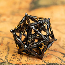 Load image into Gallery viewer, Caged Dragon Metal Dice Set for Dungeons & Dragons