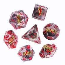 Load image into Gallery viewer, Critical Caliber Gun Bullet Resin Dice Set