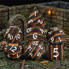 Load image into Gallery viewer, Timberstack Wood Dice Set