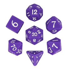Load image into Gallery viewer, Bouncy Rubber Ball Dice Set for Dungeons & Dragons
