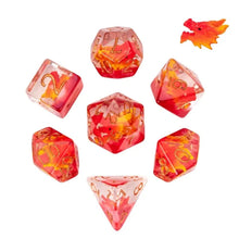 Load image into Gallery viewer, Dragon's Breath Resin Dice Set