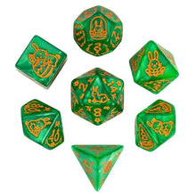 Charger l'image dans la galerie, Easter Rabbit Egg Basket Dice Set for Dungeons & Dragons
