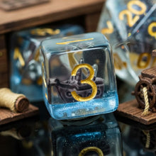Load image into Gallery viewer, Ghost Ship Resin Dice Set