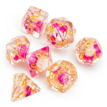 Load image into Gallery viewer, Rosethorn Flower Resin Dice Set