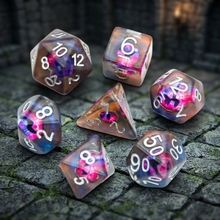 Load image into Gallery viewer, Demon Eye Resin Dice Set