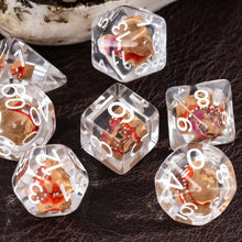 Load image into Gallery viewer, Mimic Chest Dice Set for Dungeons & Dragons