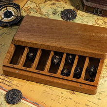 Charger l'image dans la galerie, Master’s Chest: Sapele Wood Dice Box for D&D
