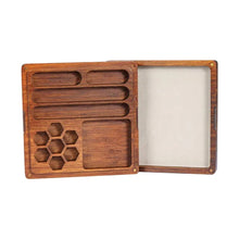 Charger l'image dans la galerie, Boîte de rangement en bois pour dés d'aventurier classique