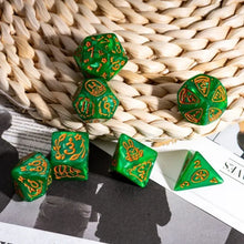 Load image into Gallery viewer, Easter Rabbit Egg Basket Resin Dice Set