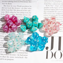 Load image into Gallery viewer, Mystery Misfit Acrylic Dice Set for Dungeons & Dragons