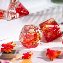 Load image into Gallery viewer, Dragon's Breath Resin Dice Set