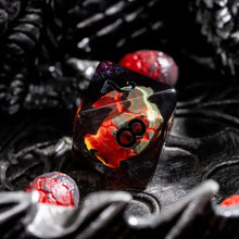 Load image into Gallery viewer, Hatchling’s Hoard Dragon Eggs Dice Set for Dungeons & Dragons