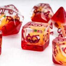 Load image into Gallery viewer, Pumpkin King Dice Set for Dungeons & Dragons