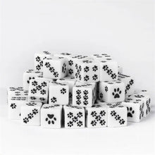 Load image into Gallery viewer, Wild Beast Paw Print Dice Set (D6) for Dungeons & Dragons