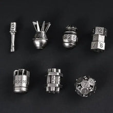 Load image into Gallery viewer, Demolition Dice Bomb Metal Dice Set for Dungeons & Dragons