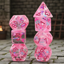 Load image into Gallery viewer, Ribbonbound Dice Set for Dungeons & Dragons