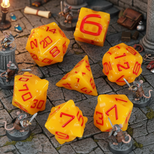 Load image into Gallery viewer, Cheesy Cheese Dice Set for Dungeons & Dragons