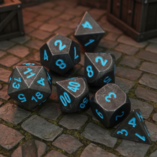 Charger l'image dans la galerie, Set de dés Dark Stone pour Dungeons & Dragons (plusieurs coloris)