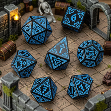 Charger l'image dans la galerie, Celtic Knot Dice Set for Dungeons & Dragons (Various Colors)