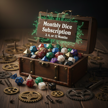Load image into Gallery viewer, Monthly Dice Subscription Gift (3, 6, or 12 Months)