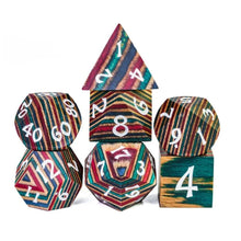 Load image into Gallery viewer, Whimwood Wood Dice Set for Dungeons & Dragons