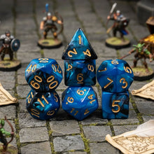 Load image into Gallery viewer, Nebula Dice Set for Dungeons & Dragons (Various Colors)