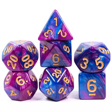 Load image into Gallery viewer, Nebula Dice Set for Dungeons & Dragons (Various Colors)