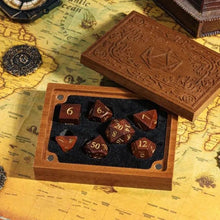 Charger l'image dans la galerie, Sigilbound Engraved Dice Wood Box for Dungeons & Dragons