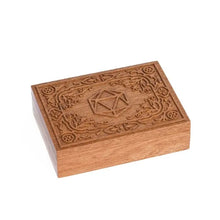 Charger l'image dans la galerie, Sigilbound Engraved Dice Wood Box for Dungeons & Dragons