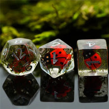 Load image into Gallery viewer, Ladybug Infestation Dice Set for Dungeons & Dragons