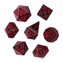 Load image into Gallery viewer, Celtic Knot Dice Set for Dungeons & Dragons - Various Colors