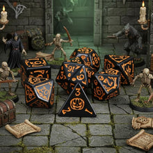 Load image into Gallery viewer, Spooky Resin Dice Set