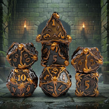Load image into Gallery viewer, Kraken's Grasp Metal Dice Set for Dungeons & Dragons