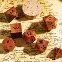 Load image into Gallery viewer, Runebark Rosewood Dice Set