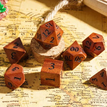 Load image into Gallery viewer, Runebark Rosewood Dice Set