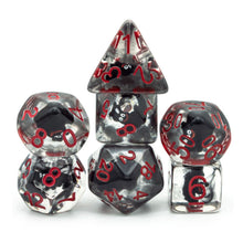 Load image into Gallery viewer, Bloodmoon Vampire Bat Resin Dice Set