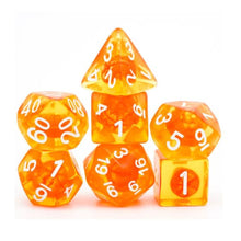 Load image into Gallery viewer, Tangerine Dream Dice Set for Dungeons & Dragons