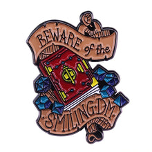 Load image into Gallery viewer, Beware of the Smiling DM Pin - Dungeons &amp; Dragons Brooch
