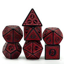 Load image into Gallery viewer, Stained Glass Dice Set for Dungeons & Dragons (Various Colors)