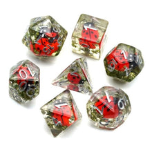 Load image into Gallery viewer, Ladybug Infestation Dice Set for Dungeons & Dragons