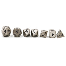 Charger l'image dans la galerie, Silver Metal Dice Set for Dungeons & Dragons