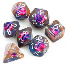 Load image into Gallery viewer, Demon Eye Dice Set for Dungeons & Dragons